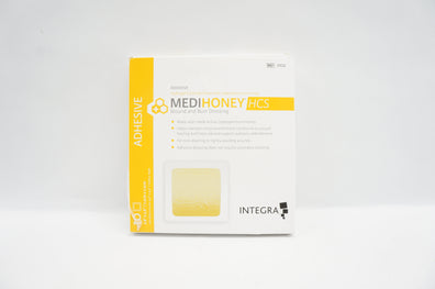 Integra 31722 MEDIHONEY Adhesive WITH HCS Sheet, 2.8inch x 2.8inch - Box of 7